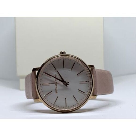 Michael Kors Pyper MK2741 Women's Pink Leather Analog Dial Quartz Watch JSD121 - Picture 6 of 11